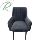 Royal Velvet Ribbed Accent Chair