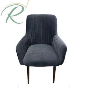 Royal Velvet Ribbed Accent Chair